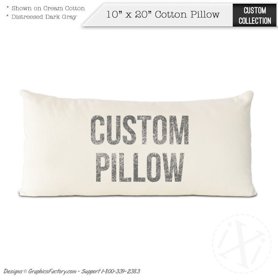 Personalized Pillows Custom Cotton Pillow Covers